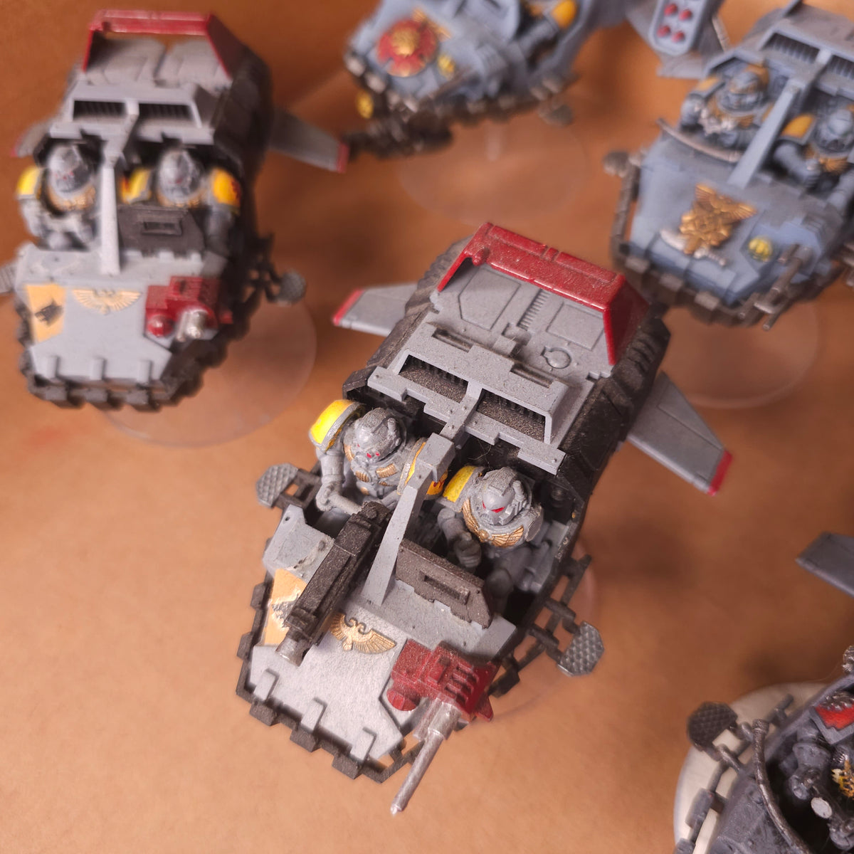 Warhammer 40,000 - Space Wolves - Painted Land Speeder Vehicle Lot