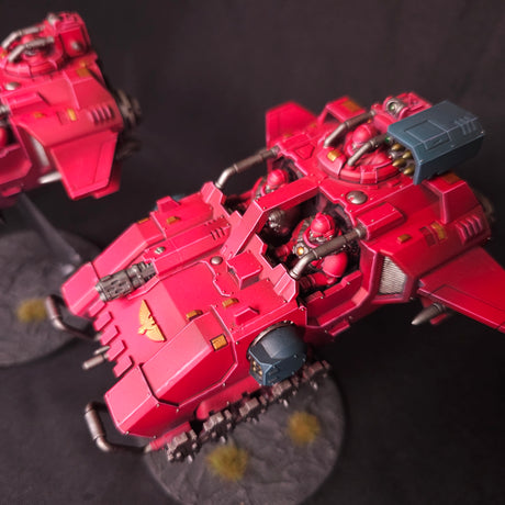 Warhammer 40,000 - Blood Angels - Painted Storm Speeder Hailstrikes
