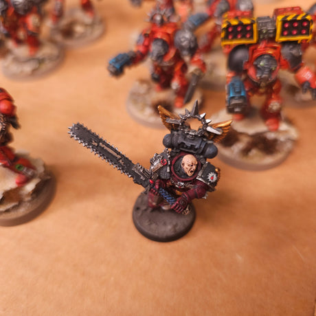 Warhammer 40,000 - Flesh Tearers - Painted Gabriel Seth Infantry Army
