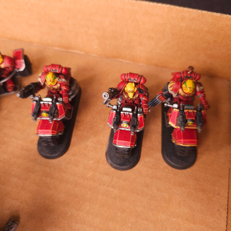 Warhammer 40,000 - Blood Angels - Painted Land Speeder & Bike Fast Attack Lot