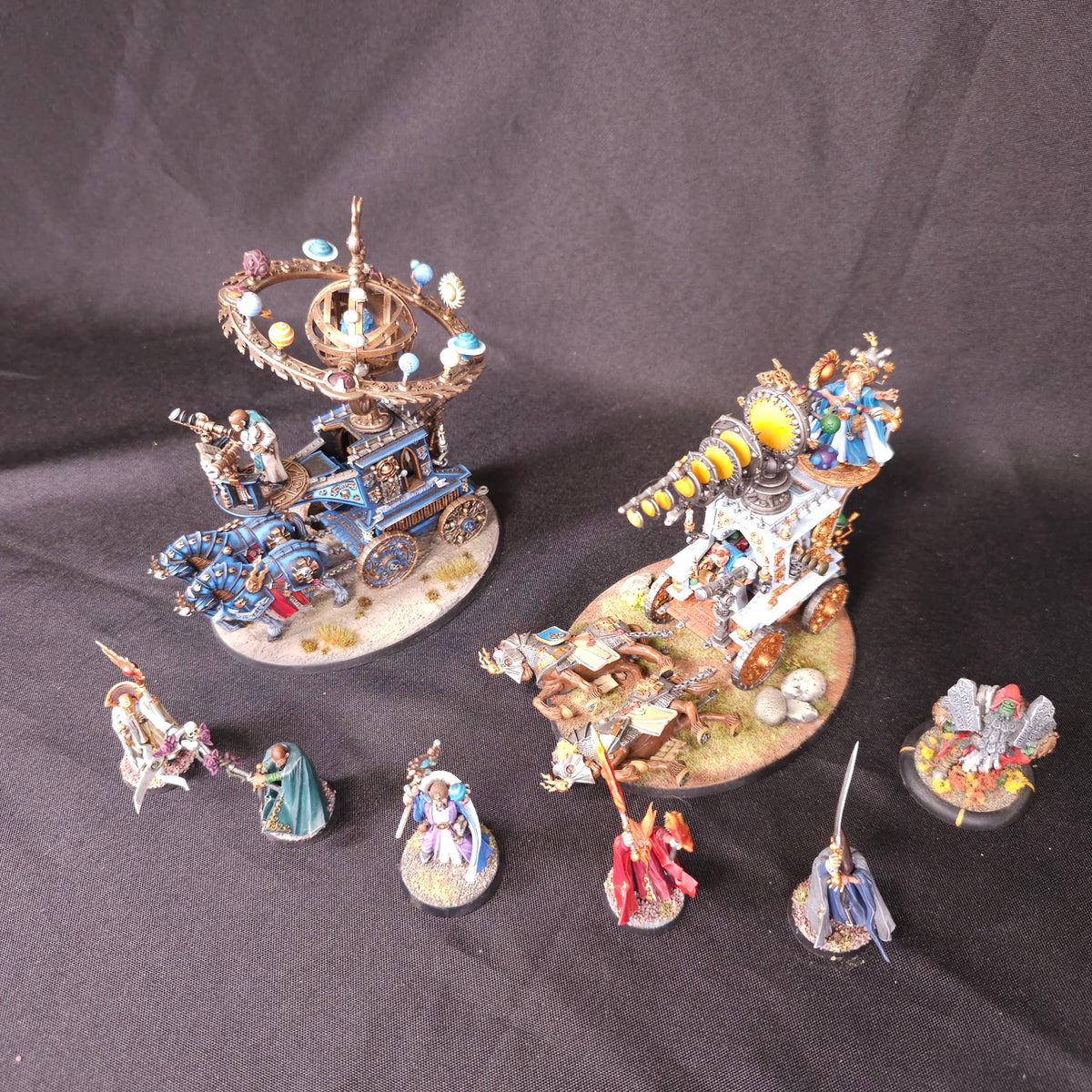 Age of Sigmar - Cities of Sigmar - Painted Wizards & Arcane Engines