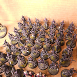 Warhammer Age of Sigmar / The Old World - Dark Elves - Painted Infantry & Black Dragon