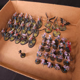 Age of Sigmar / The Old World - Daughters of Khaine / Dark Elves - Painted Witch Aelves & Doomfire Warlocks