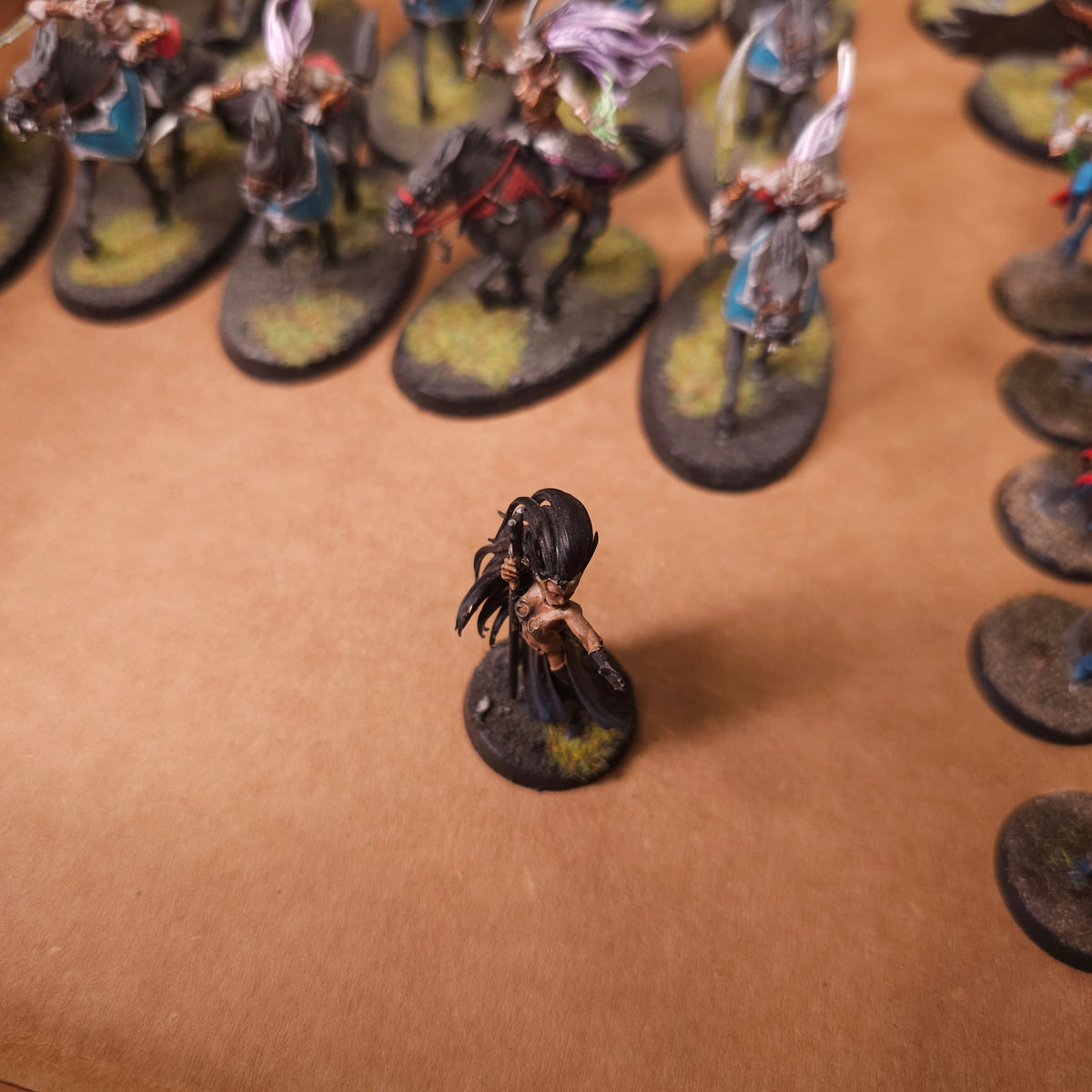 Age of Sigmar / The Old World - Daughters of Khaine / Dark Elves - Painted Witch Aelves & Doomfire Warlocks