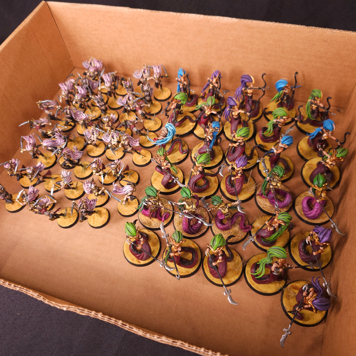 Age of Sigmar - Daughters of Khaine - Painted Infantry & Melusai Force