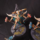 Age of Sigmar - Lumineth Realm-lords - Painted Heroes & Alarith Spirits