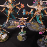 Age of Sigmar - Lumineth Realm-lords - Painted Heroes & Alarith Spirits