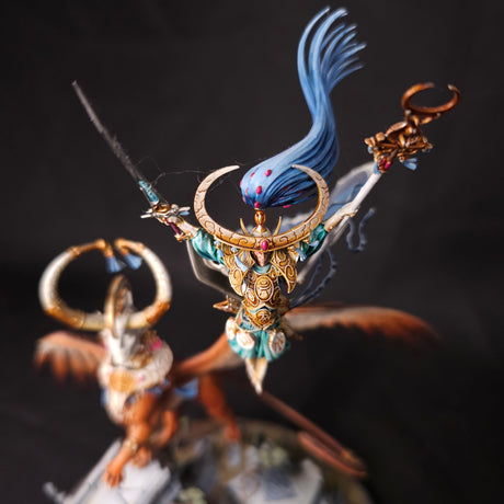 Age of Sigmar - Lumineth Realm-lords - High Quality Painted Teclis and Celennar