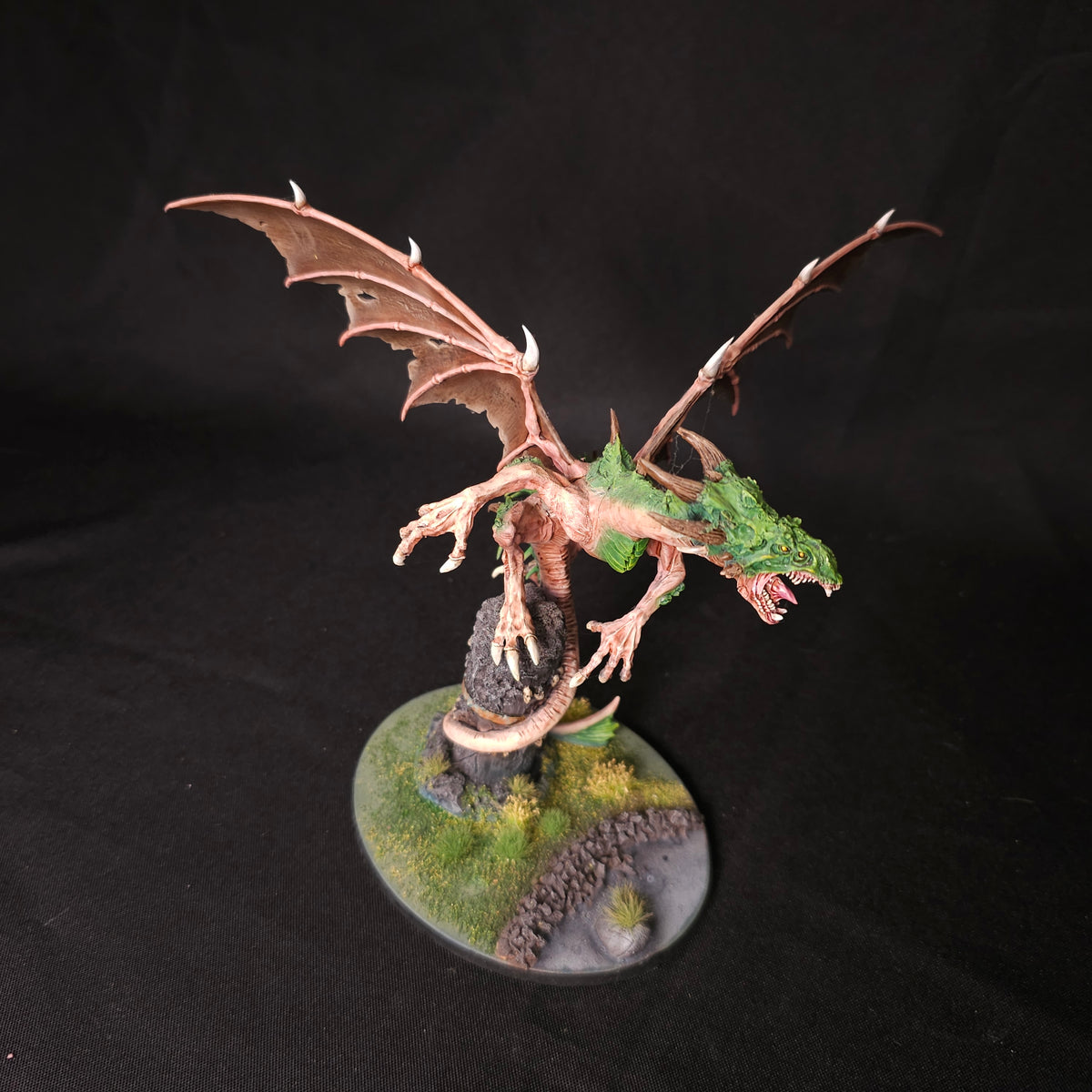 The Old World - Warriors of Chaos - Painted Forge World Warpfire Dragon