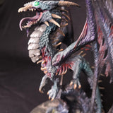 Fantasy Miniatures - Painted Undead Dragon on Scenic Base - Non-GW Model
