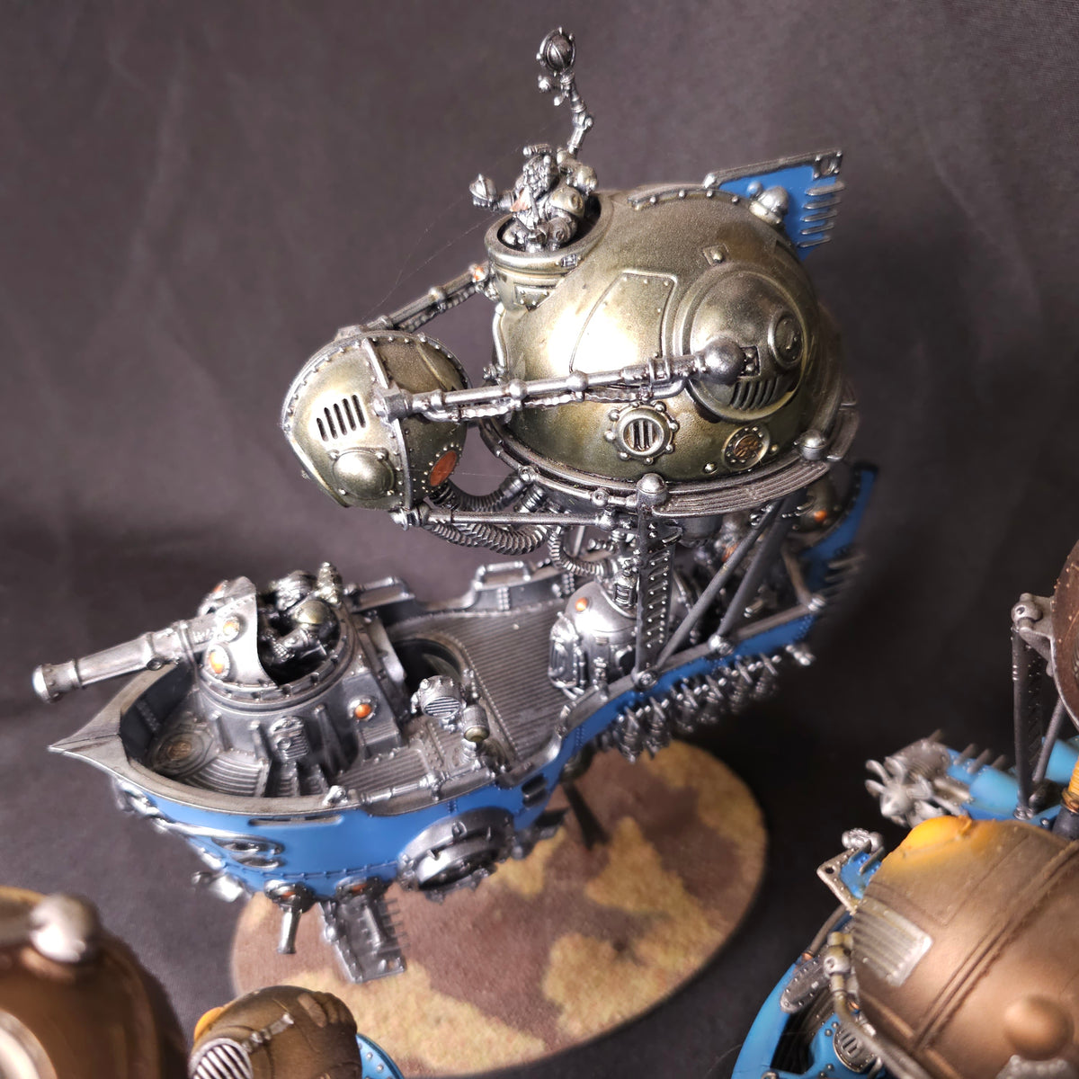 Age of Sigmar - Kharadron Overlords - Painted Ironclad & Frigate Fleet