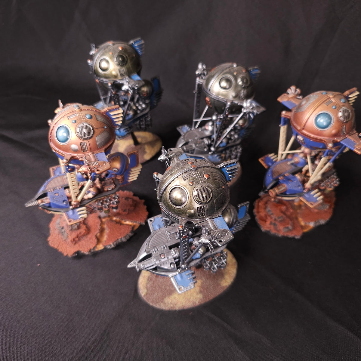 Age of Sigmar - Kharadron Overlords - Painted Grundstok Gunhauler Fleet