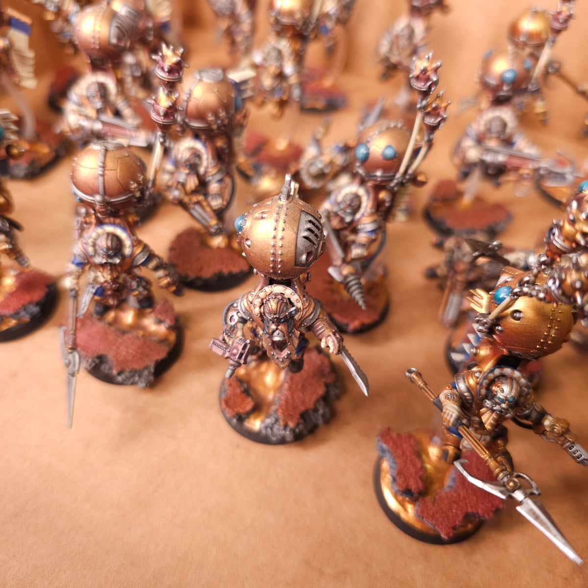 Age of Sigmar - Kharadron Overlords - Painted Skyriggers & Flying Endrinmaster