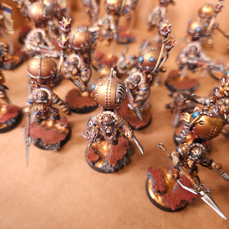 Age of Sigmar - Kharadron Overlords - Painted Skyriggers & Flying Endrinmaster