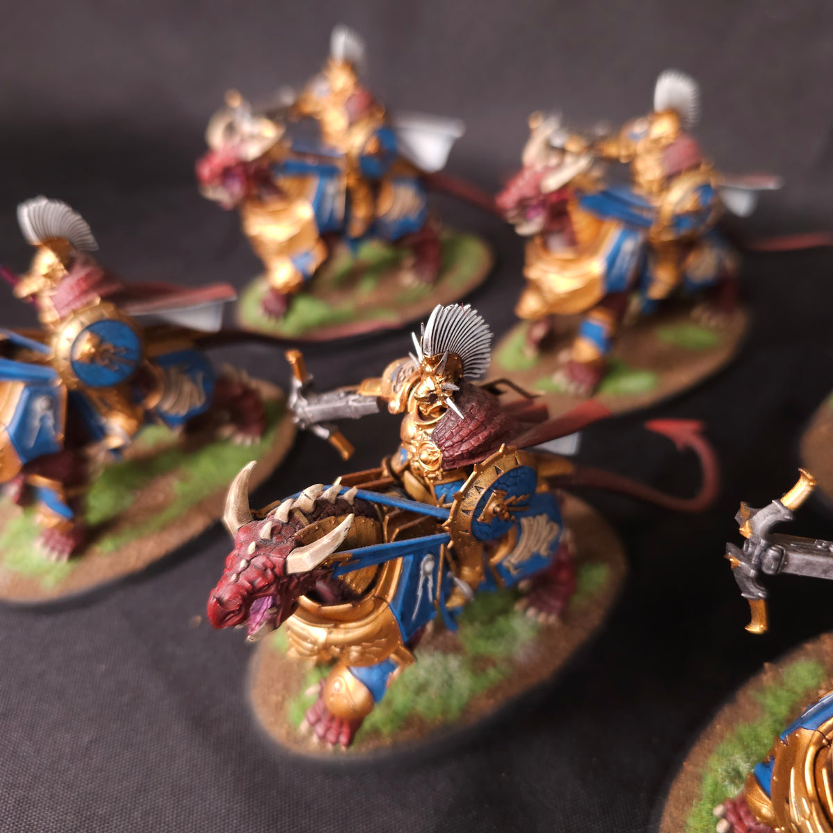 Age of Sigmar - Stormcast Eternals - Painted Dracothian Guard