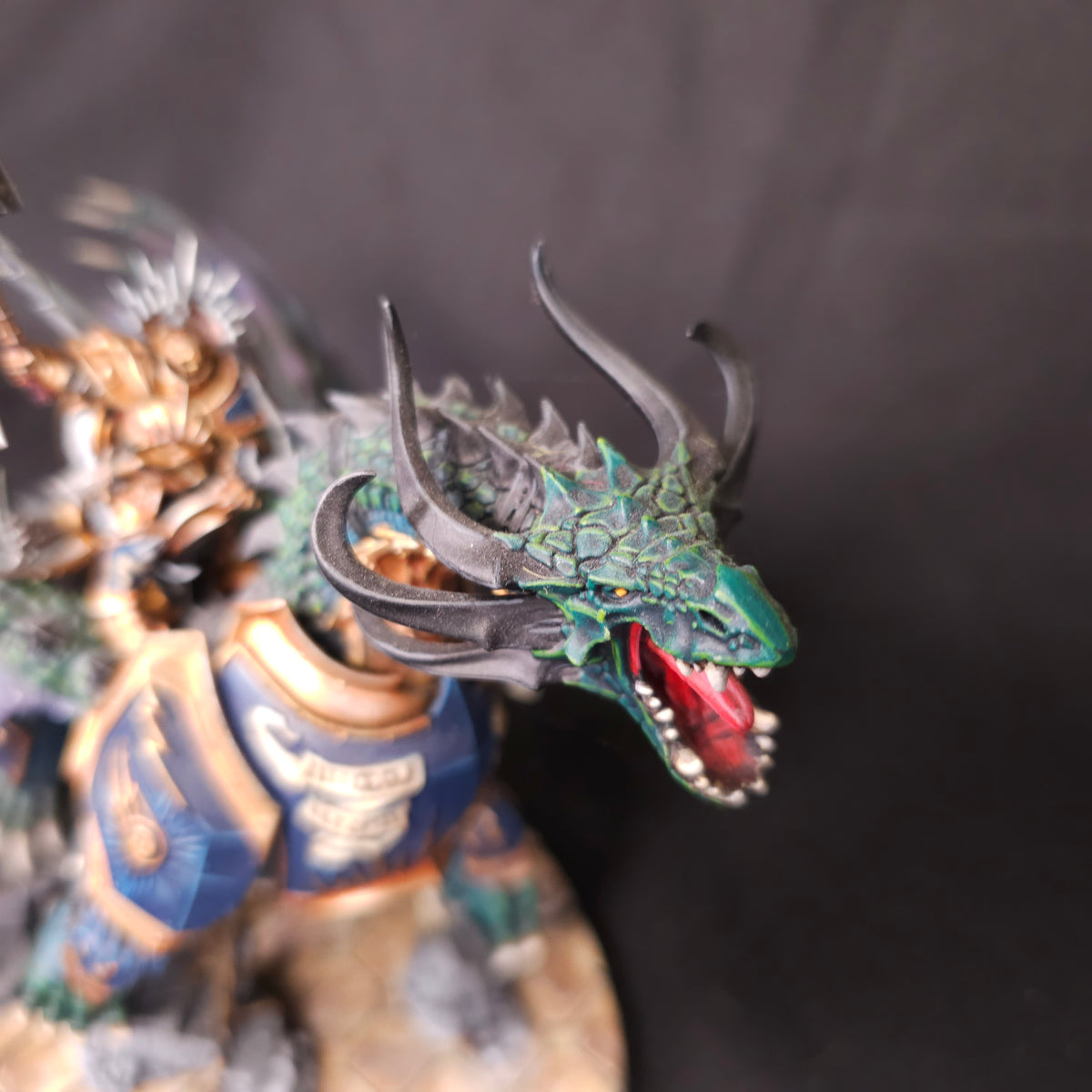 Age of Sigmar - Stormcast Eternals - Painted Lord-Celestant on Stardrake
