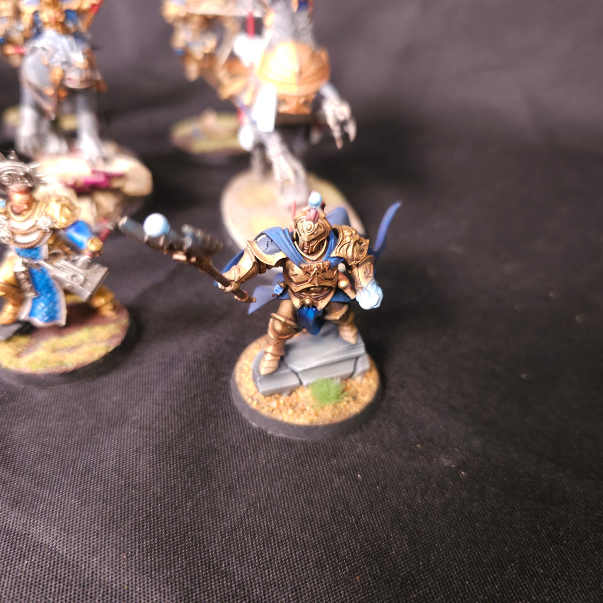 Age of Sigmar - Stormcast Eternals - Painted Mounted and Sacrosanct Heroes