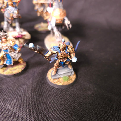 Age of Sigmar - Stormcast Eternals - Painted Mounted and Sacrosanct Heroes