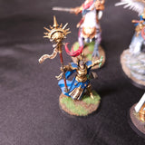 Age of Sigmar - Stormcast Eternals - Painted Mounted and Sacrosanct Heroes