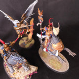 Age of Sigmar - Stormcast Eternals - Painted Mounted and Sacrosanct Heroes