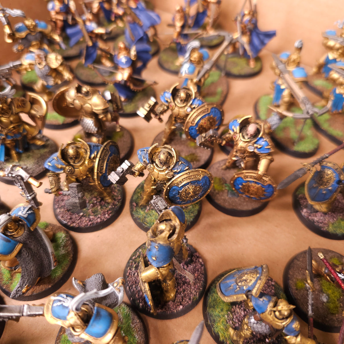 Age of Sigmar - Stormcast Eternals - Painted Thunderstrike and Ranged Infantry
