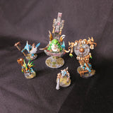 Age of Sigmar / The Old World - Seraphon / Lizardmen - Painted Slann and Heroes