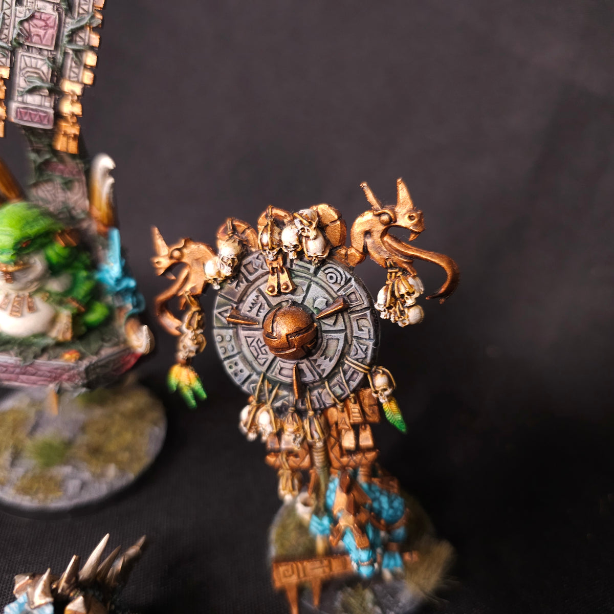 Age of Sigmar / The Old World - Seraphon / Lizardmen - Painted Slann and Heroes