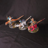 Age of Sigmar / The Old World - Seraphon / Lizardmen - Painted Carnosaur and Troglodon Monsters