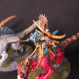 Age of Sigmar / The Old World - Seraphon / Lizardmen - Painted Carnosaur and Troglodon Monsters