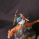 Age of Sigmar / The Old World - Seraphon / Lizardmen - Painted Carnosaur and Troglodon Monsters