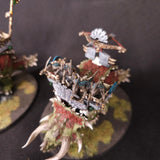 Age of Sigmar / The Old World - Seraphon / Lizardmen - Painted Stegadon and Bastiladon Monsters
