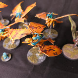 Age of Sigmar / The Old World - Seraphon / Lizardmen - Painted Flying Riders