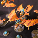 Age of Sigmar / The Old World - Seraphon / Lizardmen - Painted Flying Riders