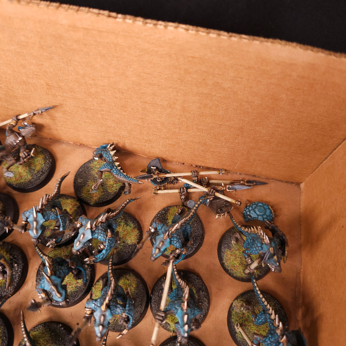 Age of Sigmar / The Old World - Seraphon / Lizardmen - Painted Saurus Infantry