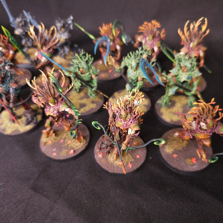 Age of Sigmar - Sylvaneth - Painted Kurnoth Hunters with Bows, Swords and Scythes