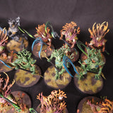 Age of Sigmar - Sylvaneth - Painted Kurnoth Hunters with Bows, Swords and Scythes