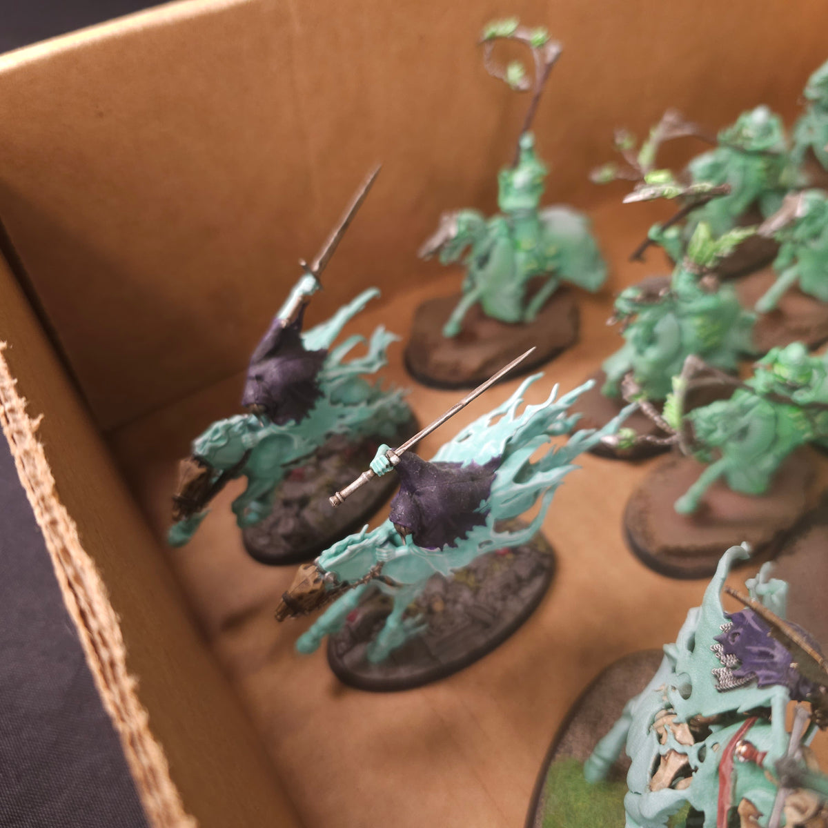 Warhammer Age of Sigmar - Nighthaunt - Painted Spectral Cavalry