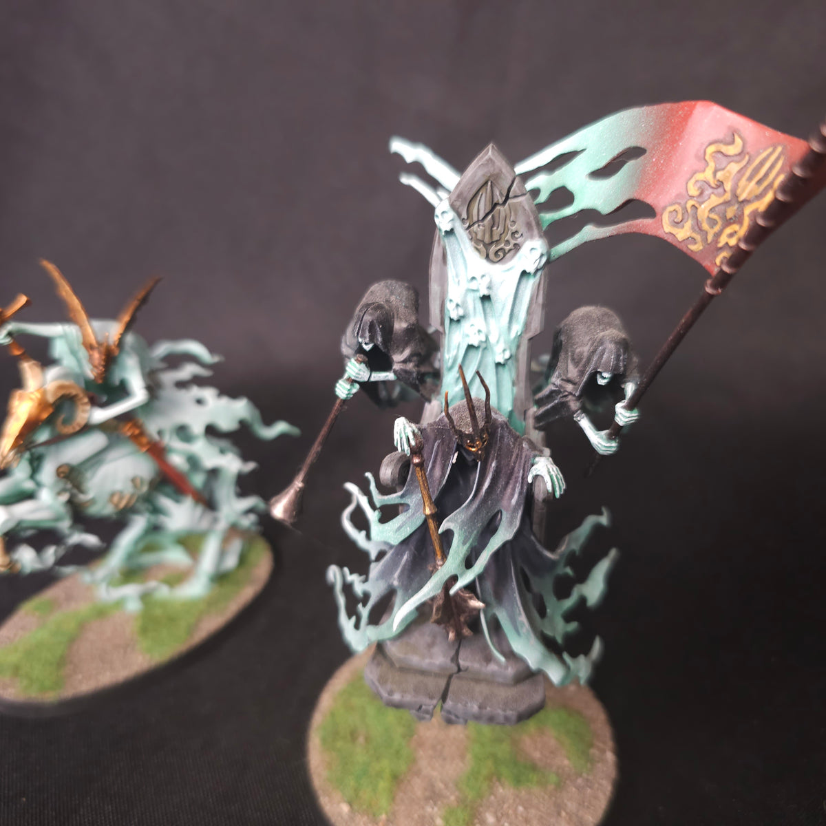Warhammer Age of Sigmar - Nighthaunt - Painted Named Characters and Mounted Leader