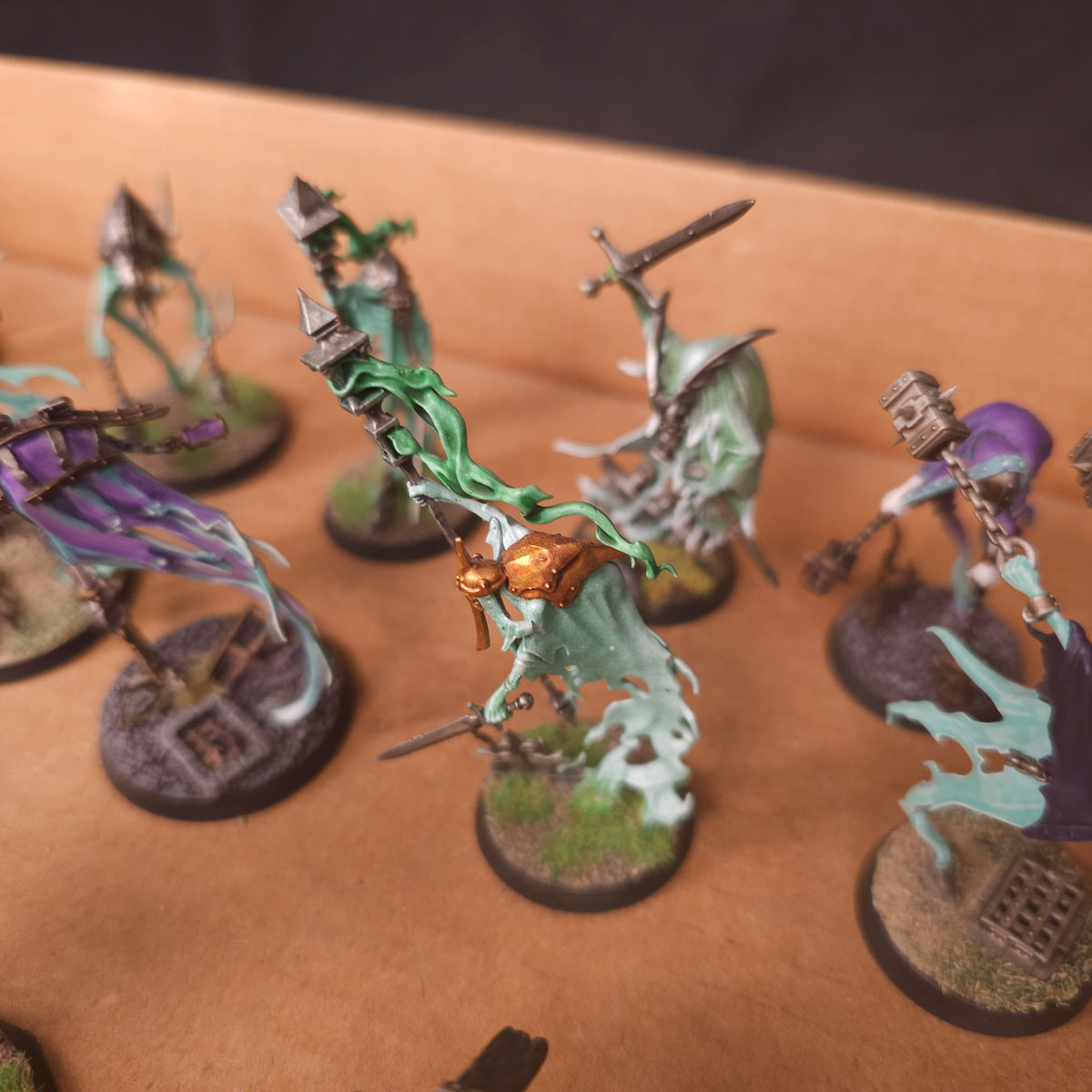 Warhammer Age of Sigmar - Nighthaunt - Painted Heroes and Spectral Support