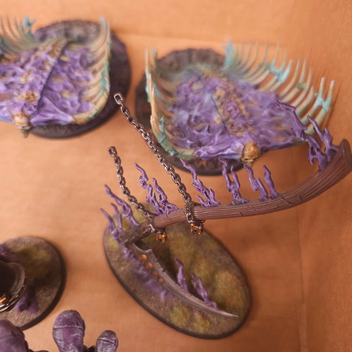 Warhammer Age of Sigmar - Nighthaunt and Universal Magic - Painted Endless Spells