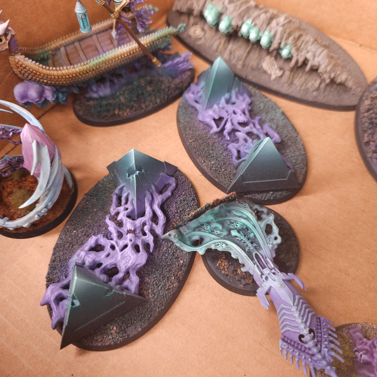 Warhammer Age of Sigmar - Nighthaunt and Universal Magic - Painted Endless Spells