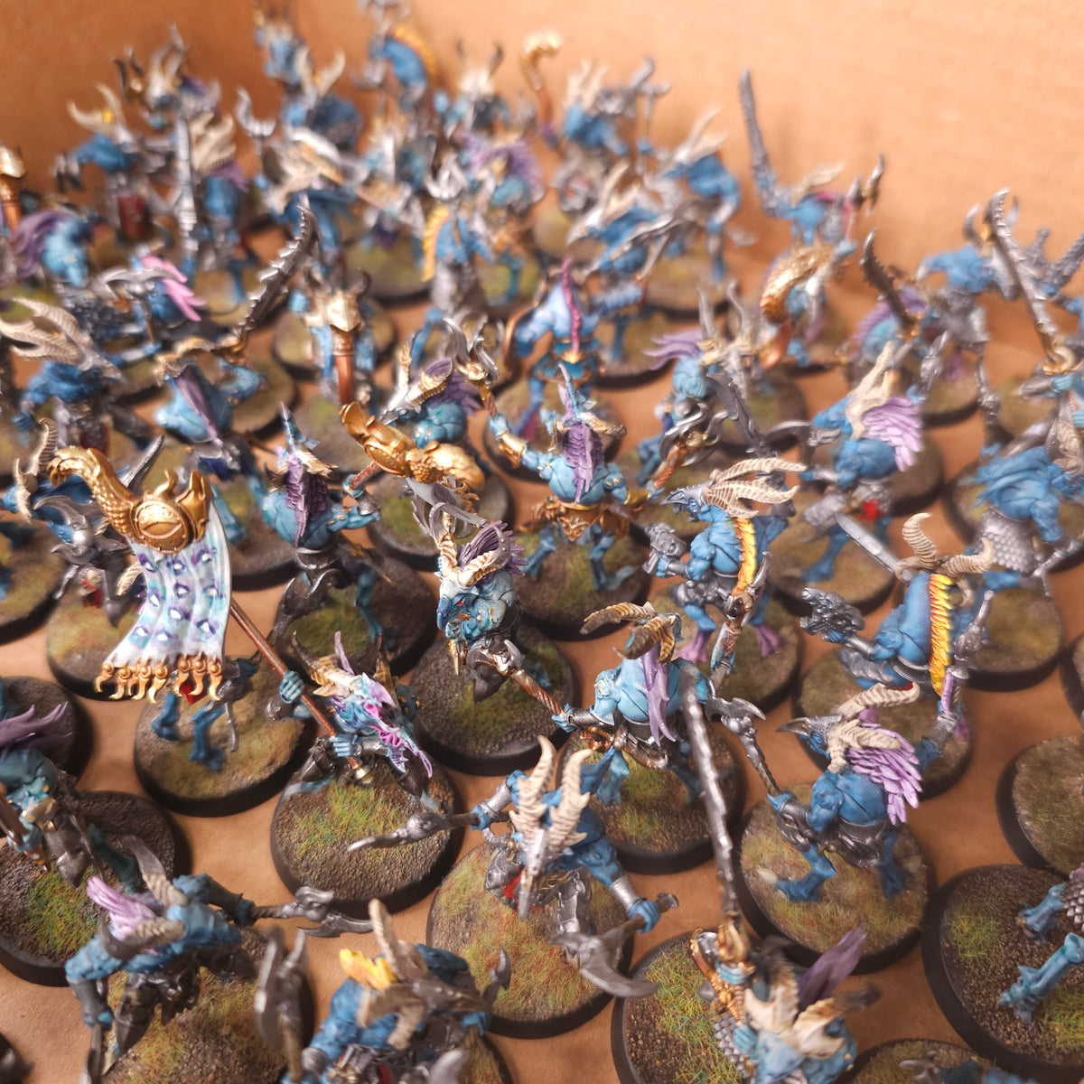 Age of Sigmar - Disciples of Tzeentch - Painted Tzaangor Infantry