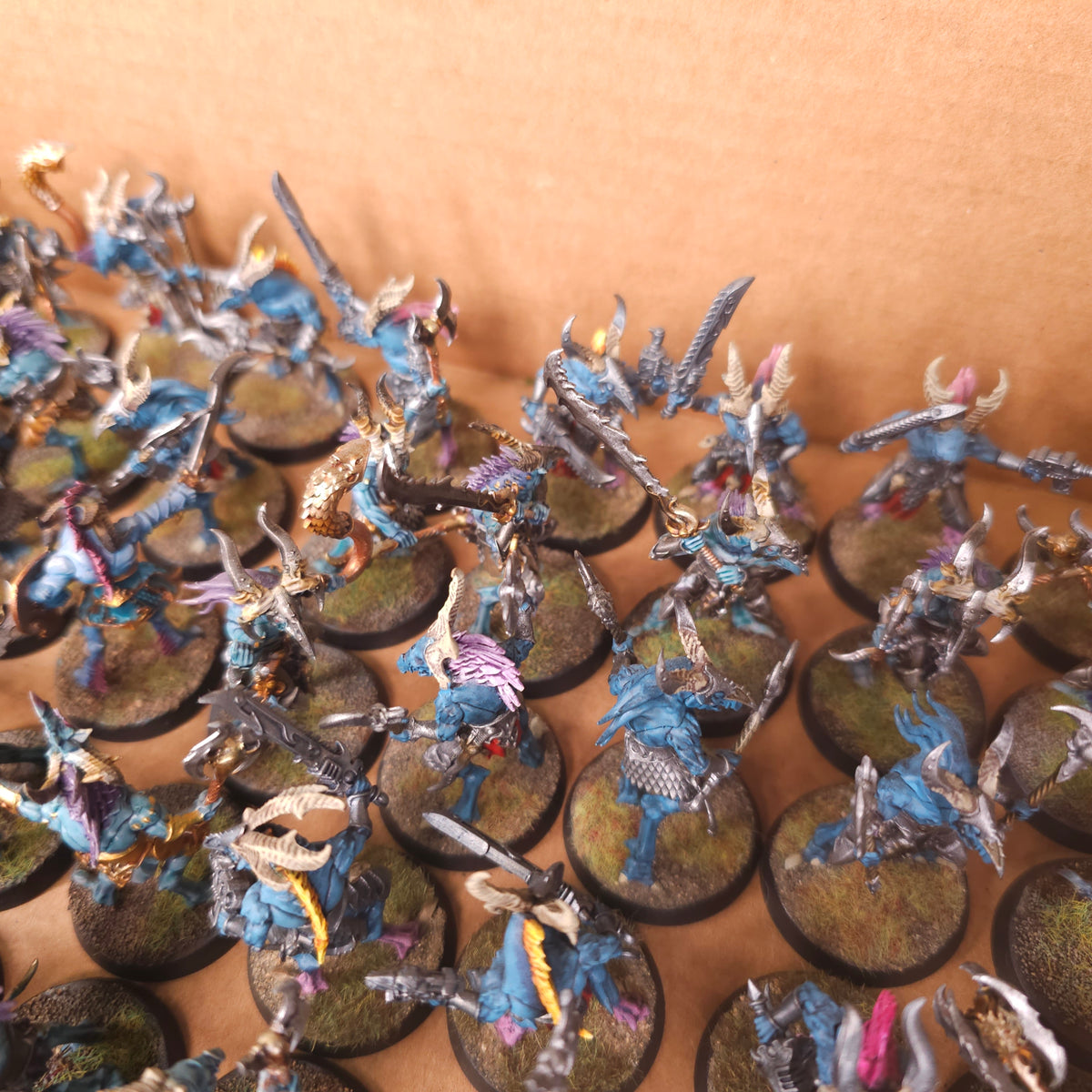 Age of Sigmar - Disciples of Tzeentch - Painted Tzaangor Infantry