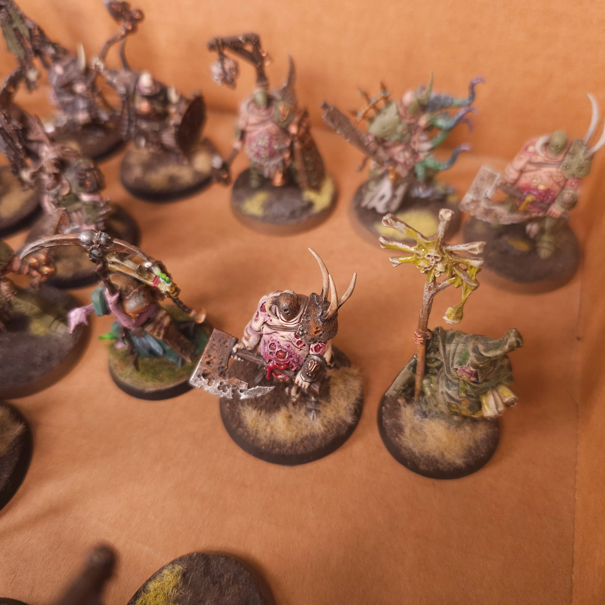 Age of Sigmar - Maggotkin of Nurgle - Painted Blightking and Character Collection