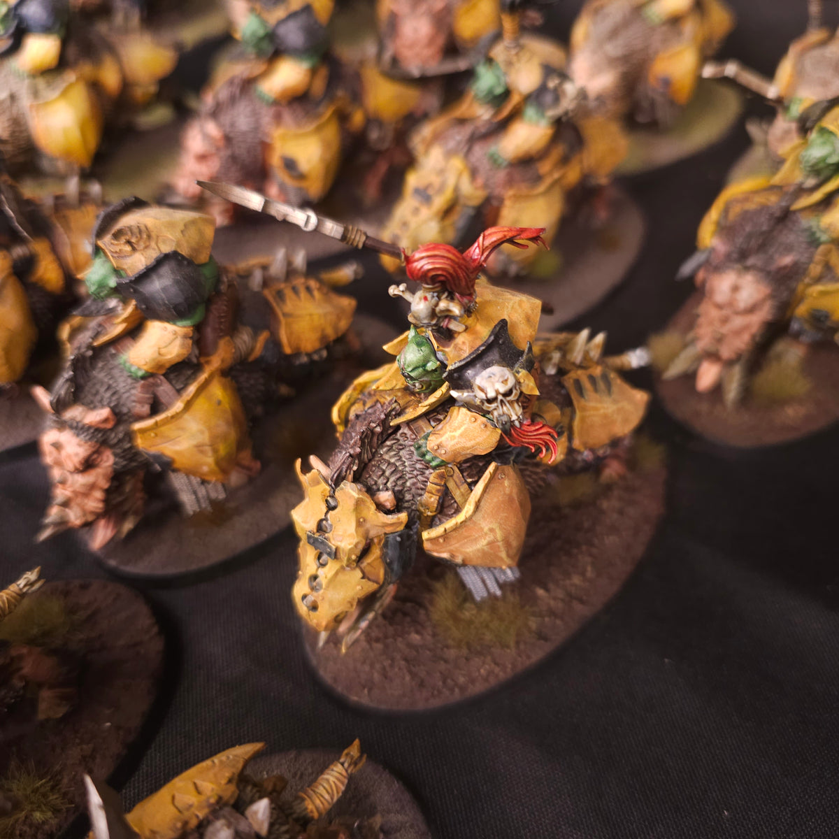 Age of Sigmar - Ironjawz - Painted Gore-grunta Cavalry