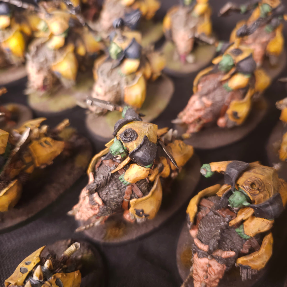 Age of Sigmar - Ironjawz - Painted Gore-grunta Cavalry