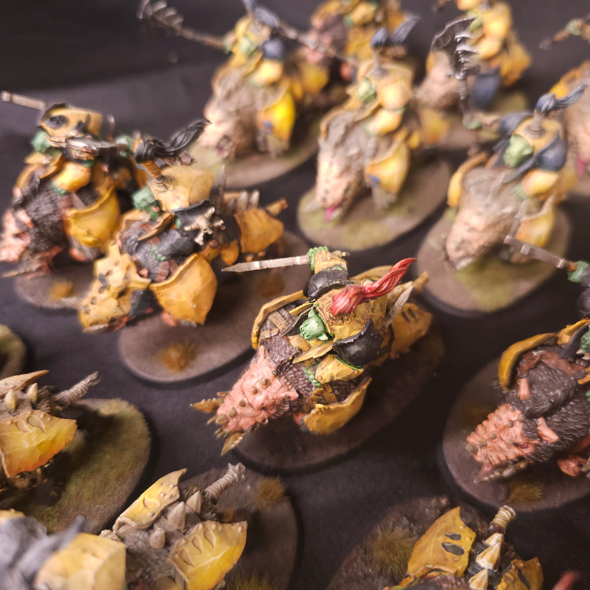 Age of Sigmar - Ironjawz - Painted Gore-grunta Cavalry