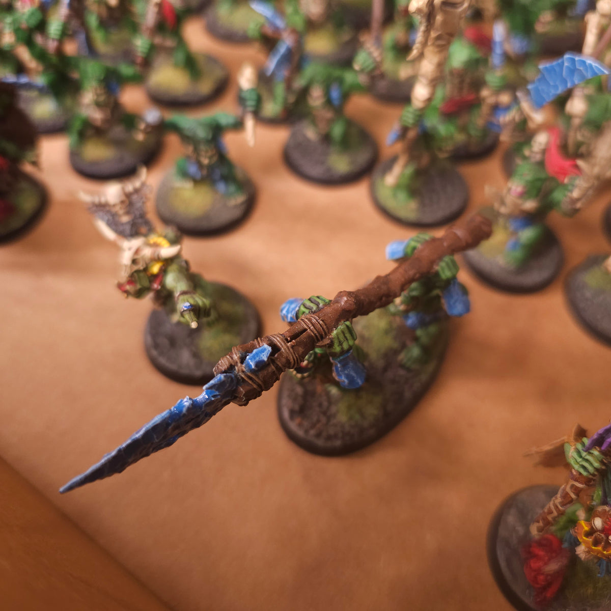 Age of Sigmar / The Old World - Bonesplitterz / Orc & Goblin Tribes - Painted Savage Orc Infantry and Shamans