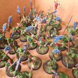 Age of Sigmar / The Old World - Bonesplitterz / Orc & Goblin Tribes - Painted Savage Orc Infantry and Shamans