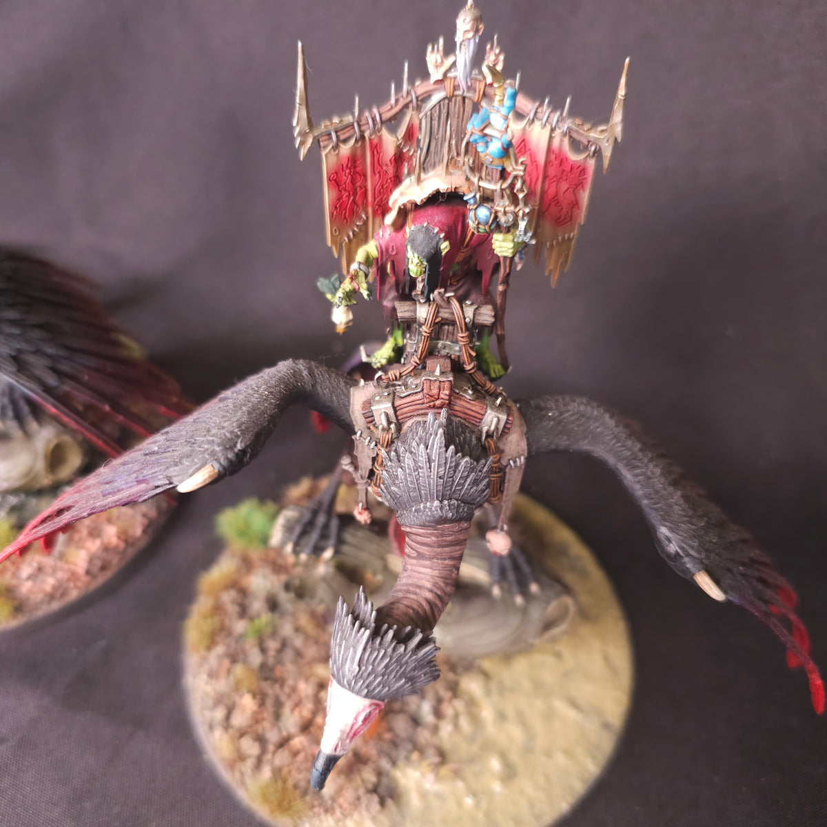 Age of Sigmar - Kruleboyz - Painted Vulcha Centerpieces